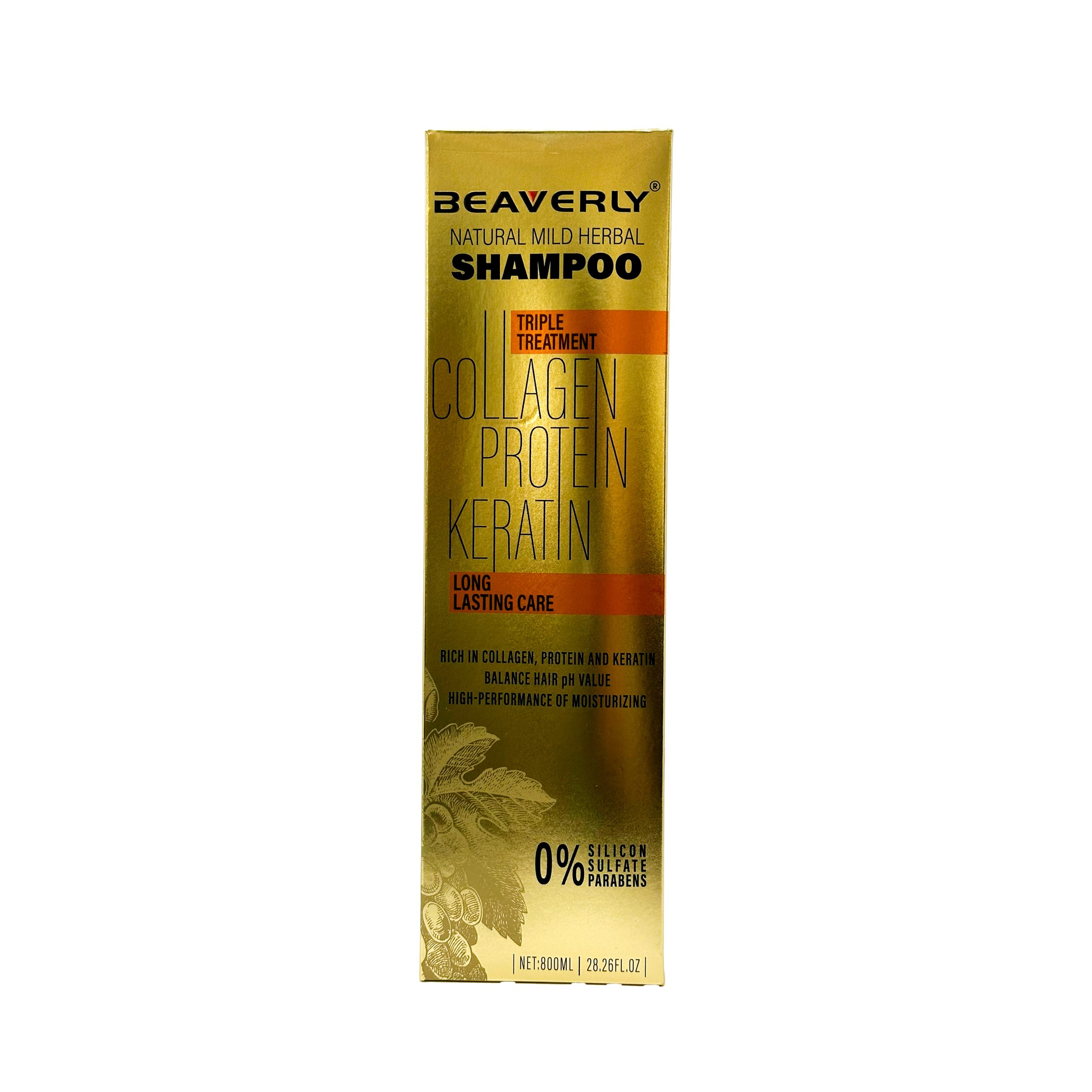 شامپو فاقد سولفات بورلی مدل کلاژن BEAVERLY COLLAGEN